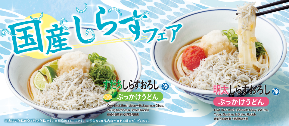 しらすおろしぶっかけうどん